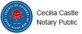 Cecilia Castle is a Notary Public